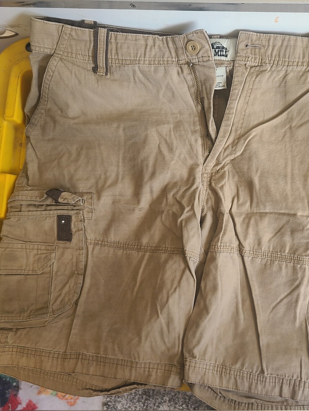 Men's Cargo Shorts - Khaki Utility Style